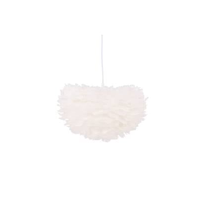 Fjôrd - Hanglamp Wit - 45x45cm - Veren - Nicola