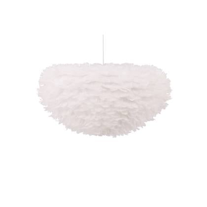 Fjôrd - Hanglamp Wit - 75x75cm - Veren - Nicola