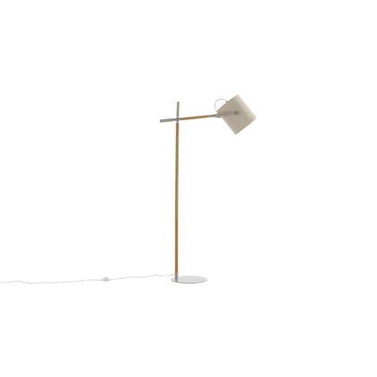 Fjôrd - Vloerlamp Beige Stof - 156cm - Dennis