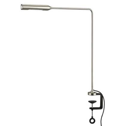 Flo Clamp klemlamp LED 2700K geborsteld nikkel