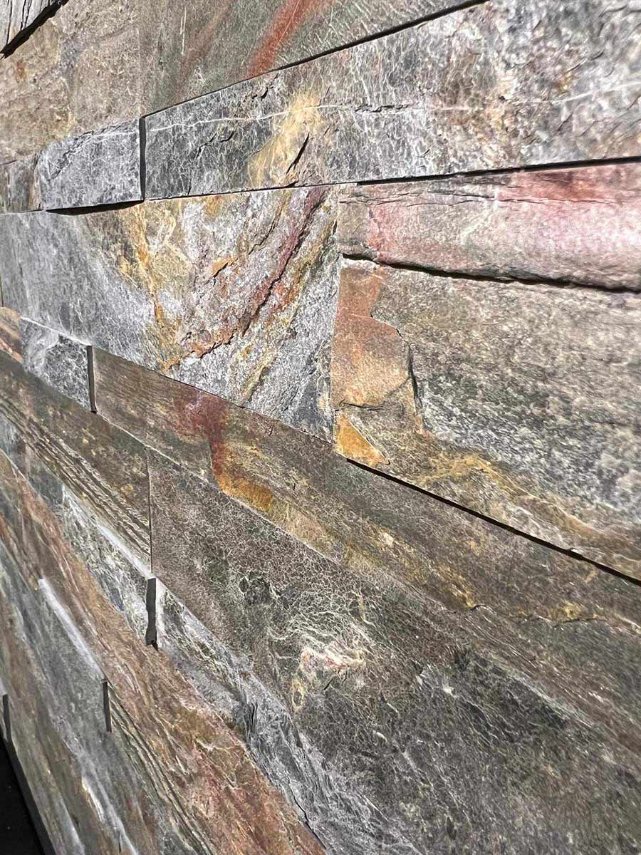 Zelfklevend Natuursteen Forest Fire | Paneli Natuursteen Wandpanelen - Afbeelding 3