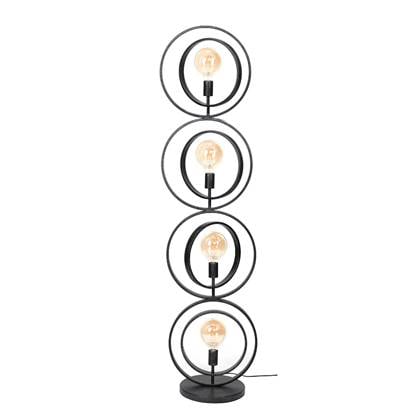 Fraaai Erika vloerlamp 4L XL - zwart