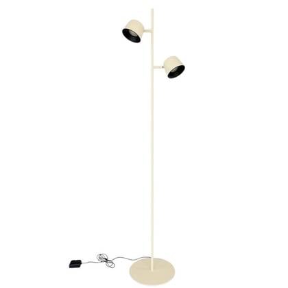 Freelight Vloerlamp Cugino Crème 2 Lichts incl. Dimmers 150cm