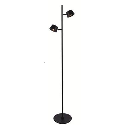 Freelight Vloerlamp Cugino Zwart 2 Lichts incl. Dimmers 150cm