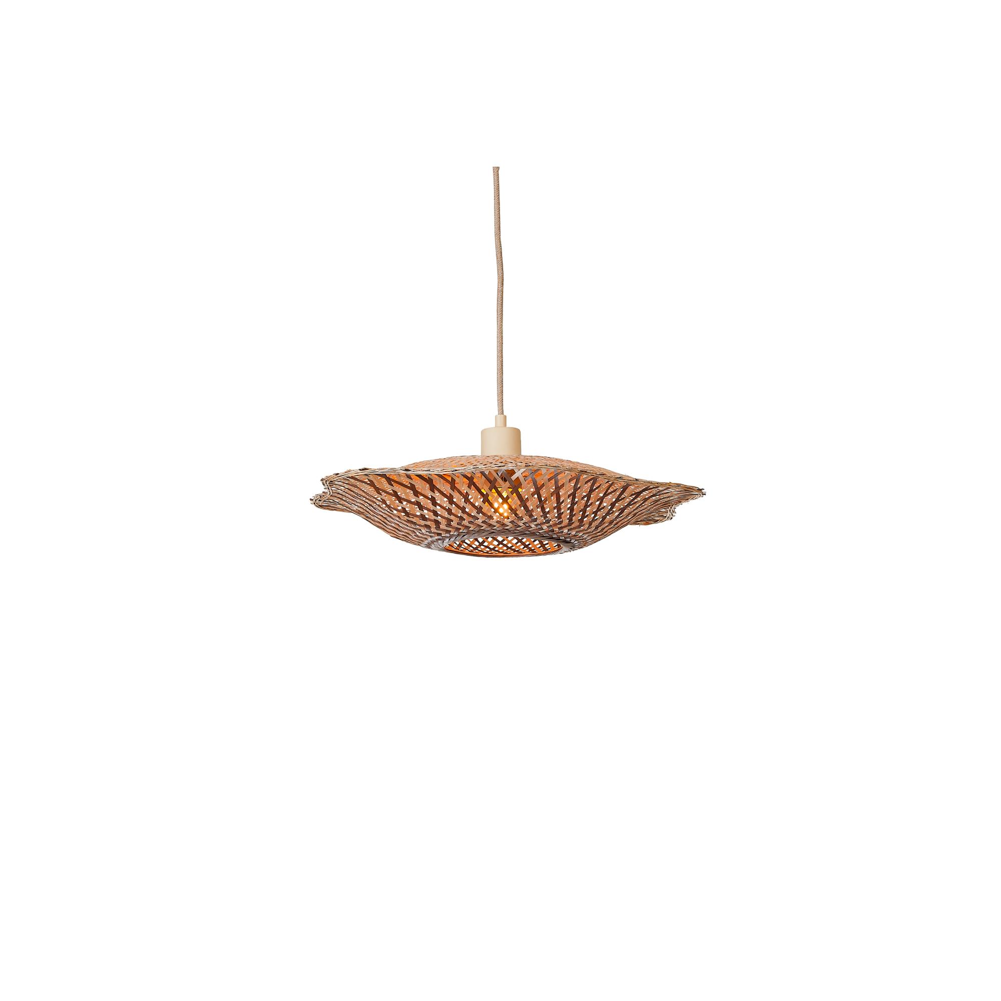 GOOD&MOJO Hanglamp Madura - Naturel - Ø13cm