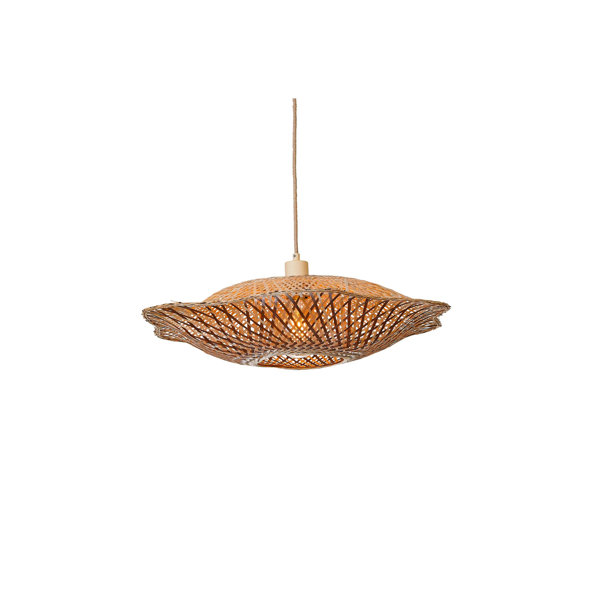 GOOD&MOJO Hanglamp Madura - Naturel - Ø17cm