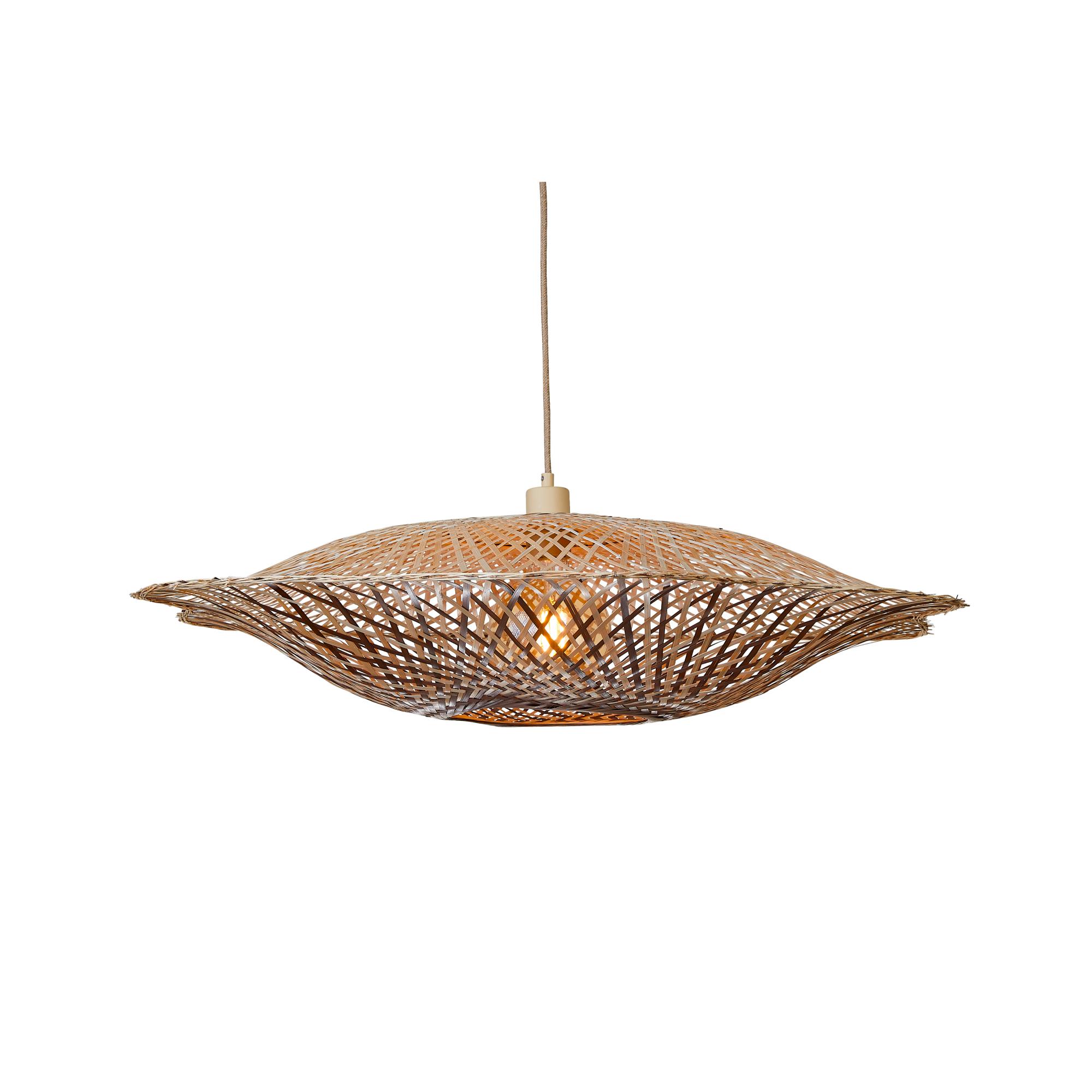 GOOD&MOJO Hanglamp Madura - Naturel - Ø22cm