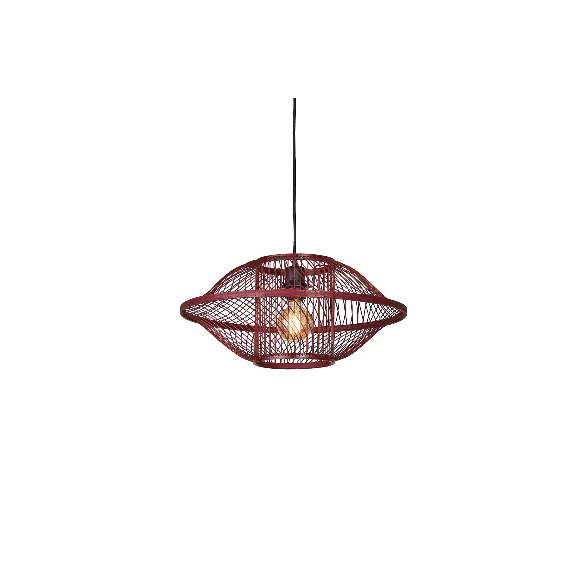 GOOD&MOJO Hanglamp Maui - Bordeaux - Ø50cm