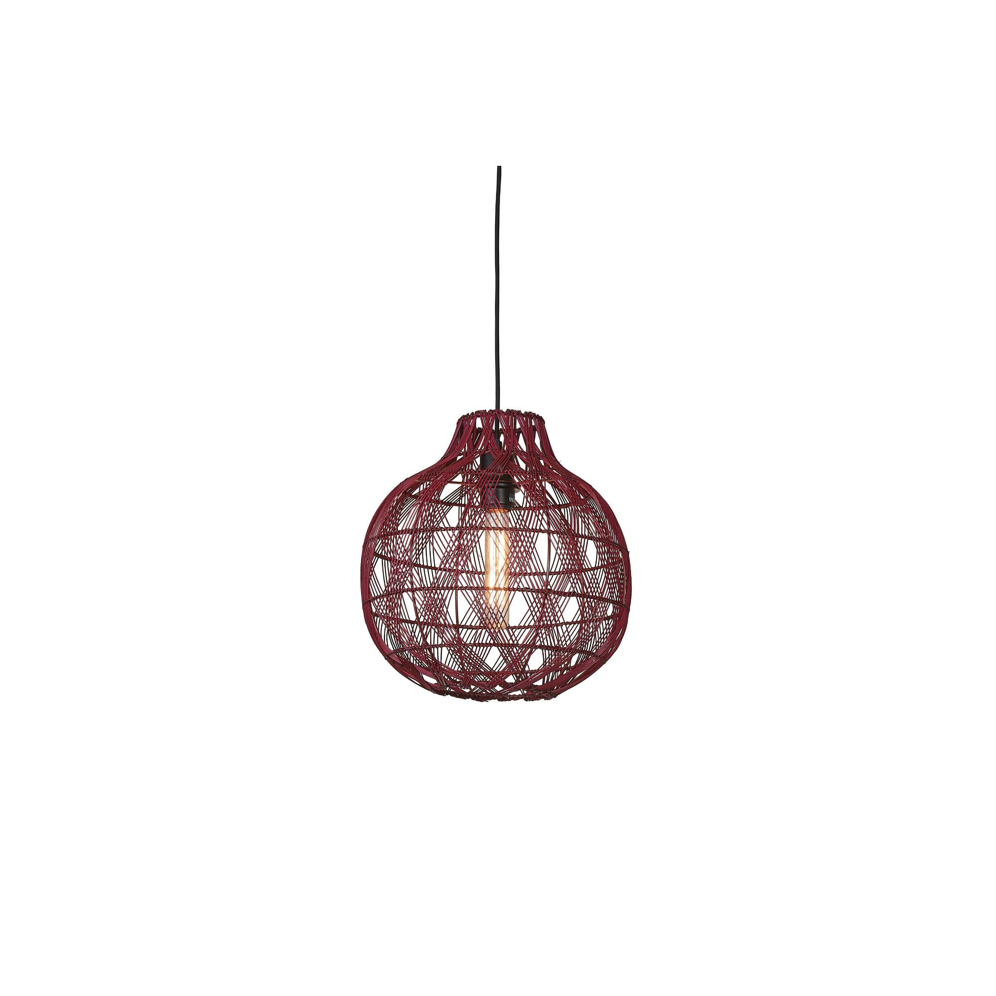 GOOD&MOJO Hanglamp Mendoza - Bordeaux - Ø35cm
