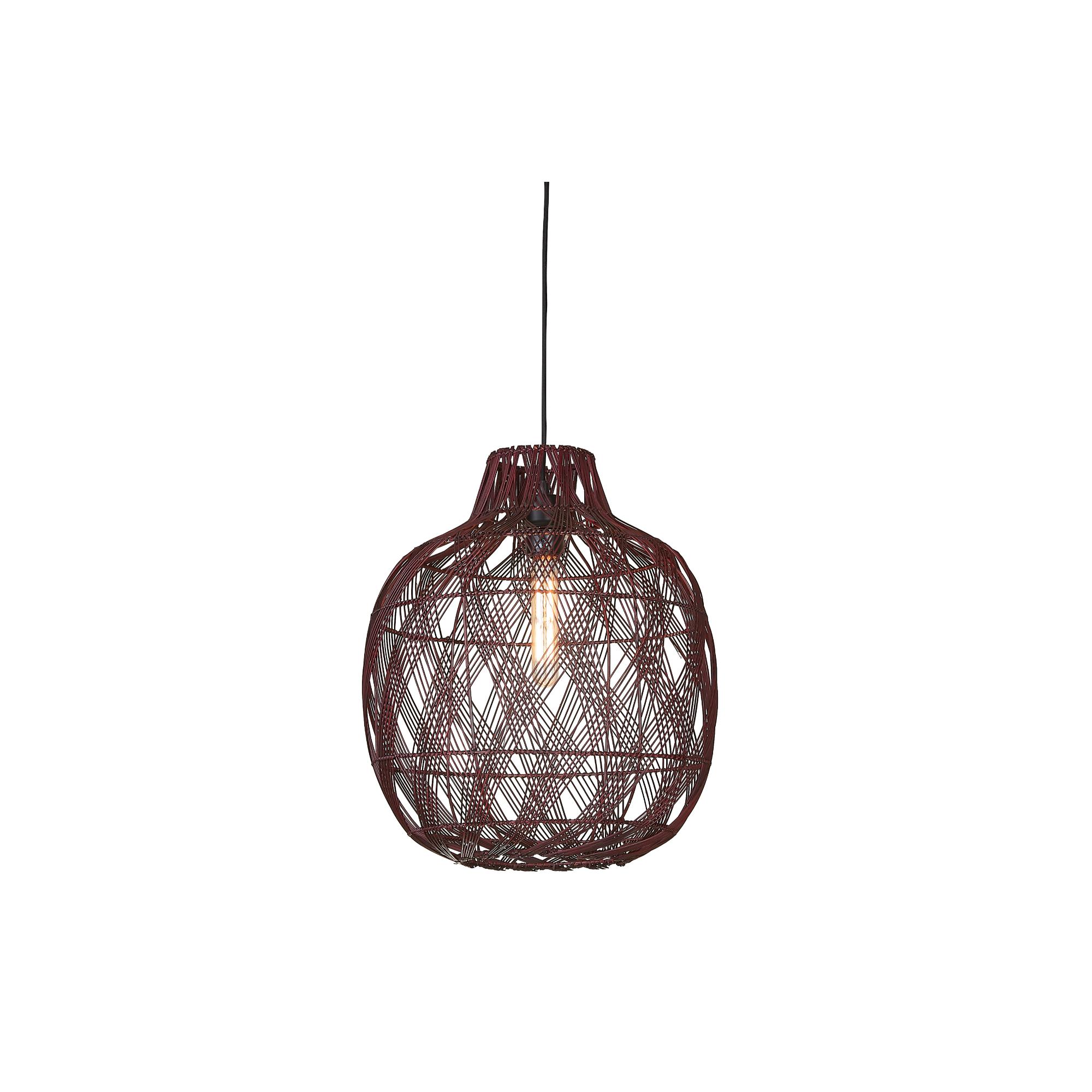 GOOD&MOJO Hanglamp Mendoza - Bordeaux - Ø40cm