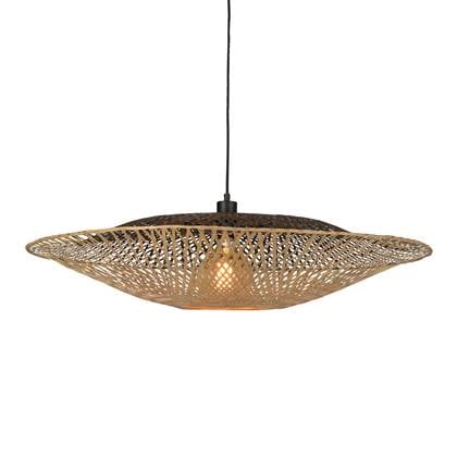 GOOD&MOJO Kalimantan Hanglamp Plat - Ø44cm - Naturel
