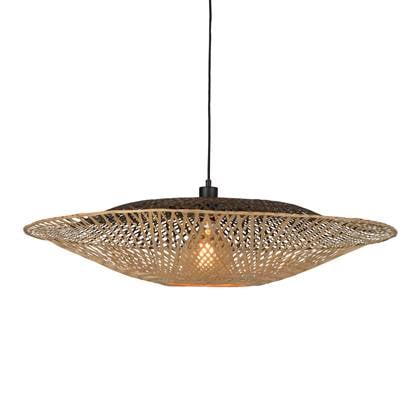 GOOD&MOJO Kalimantan Hanglamp Plat - Ø87cm - Naturel