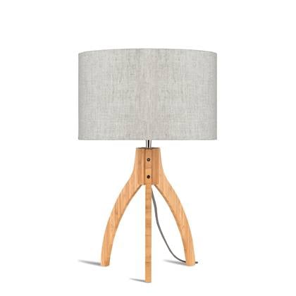 GOOD&MOJO Tafellamp Annapurna - Naturel|Bamboe - Ø36cm