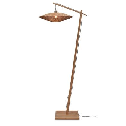 GOOD&MOJO Vloerlamp Iguazu - Bamboe|Jute - 78x55x176cm