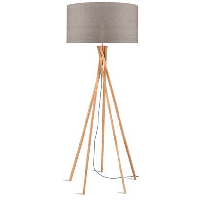 GOOD&MOJO Vloerlamp Kilimanjaro - Taupe|Bamboe - Ø60cm