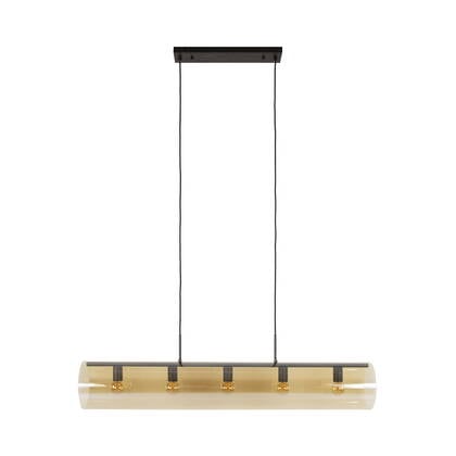 Giga Meubel - Hanglamp Amber - 5-Lichts - 120x20x150cm - Tube