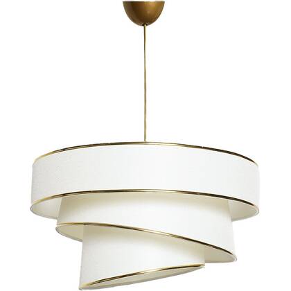 Giga Meubel - Hanglamp Goud Metaal - 40x40x72cm - Couper
