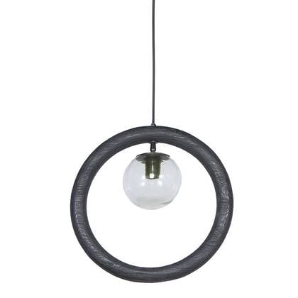 Giga Meubel - Hanglamp Karsu Zwart Rond 40cm