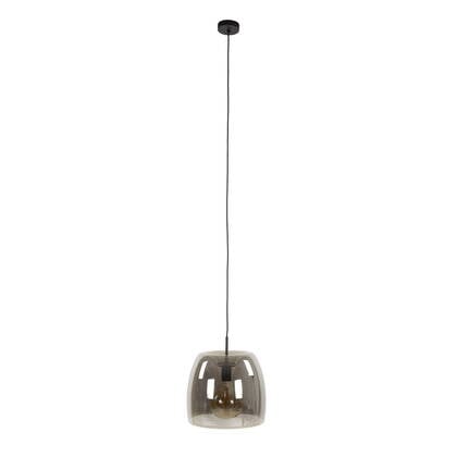 Giga Meubel - Hanglamp Smoke Glas - 1-lichts - 35x35x150cm - Drift