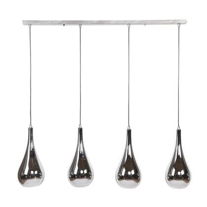 Giga Meubel - Hanglamp Zilver - 4-Lichts - Silver