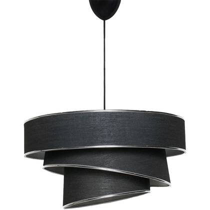 Giga Meubel - Hanglamp Zwart Katoen - 40x40x72cm - Couper
