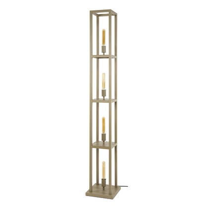 Giga Meubel - Vloerlamp Beige - 4-Lichts - Quadra
