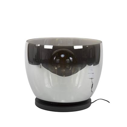 Giga Meubel - Vloerlamp Smoke Glas - 48x48x41cm - Up xL