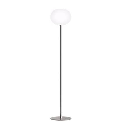 Glo-Ball F2 vloerlamp zilver