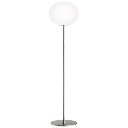 Glo-Ball F3 vloerlamp zilver
