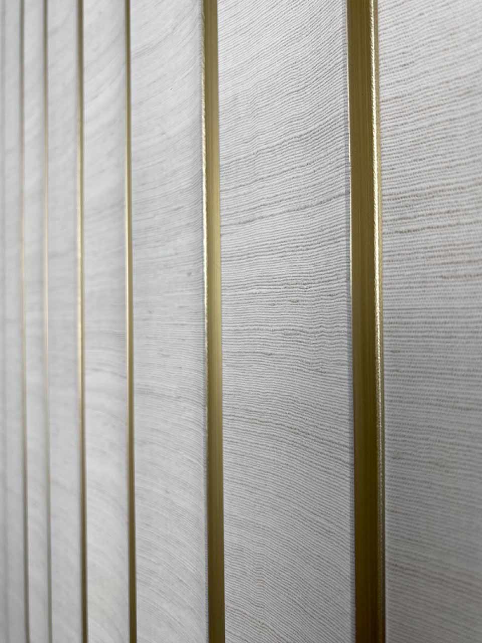 Wandpaneel Grace Wit 260x12cm - 260 cm x 12 cm x 1.2 cm | 1.2 kg | Paneli akoestische wandpanelen - AKU Wandpanelen - Afbeelding 3