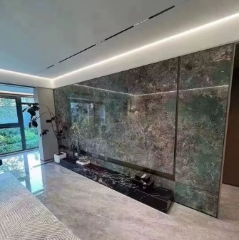 PVC Marmer Wandpaneel Verde Smeraldo Glans 260x120x0,3cm