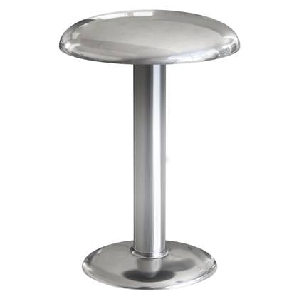Gustave tafellamp LED oplaadbaar gepolijst zilver