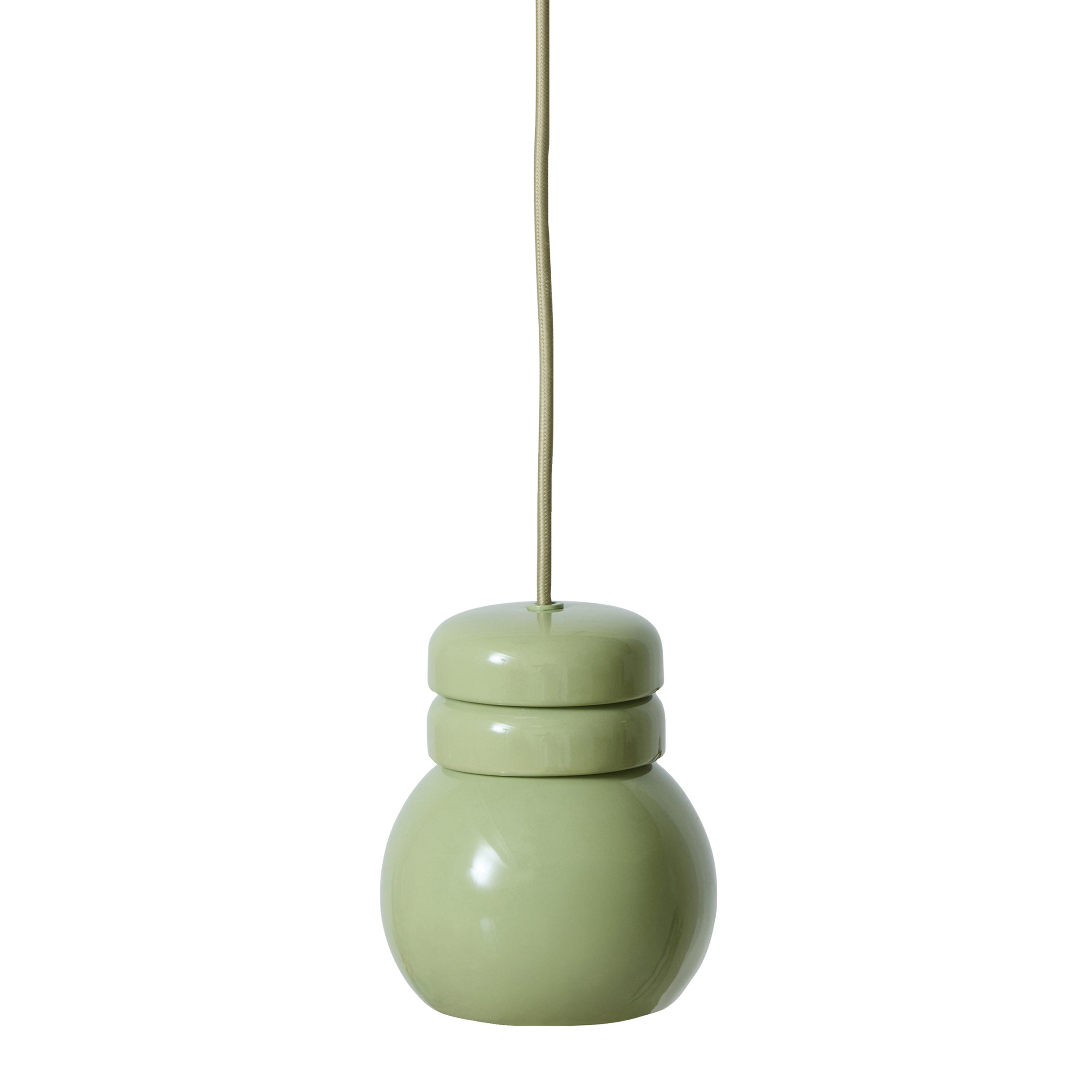 HKliving Ceramic Bulb Hanglamp - Pistachio