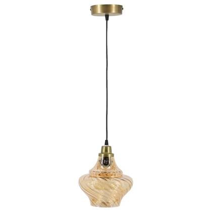 Hanglamp Eetkamer Woonkamer Slaapkamer - Vintage - Goud - 21 cm