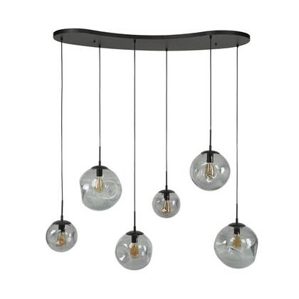 Hoyz Collection - Hanglamp Stellar Black 6-lichts - Artic Zwart