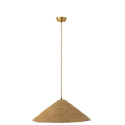 J-Line hanglamp Hoed Moonj - jute - naturel - small