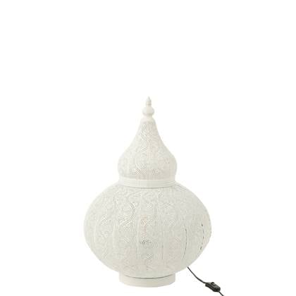 J-Line lamp Aladin - metaal - wit - small