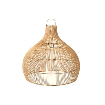 J-Line lampenkap Peervorm - rotan - naturel