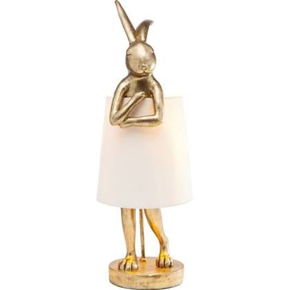 Kare Design Animal Rabbit Tafellamp 68 Cm - Goudkleurig