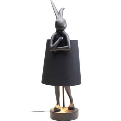 Kare Design Animal Rabbit Tafellamp 68 Cm - Mat Zwart