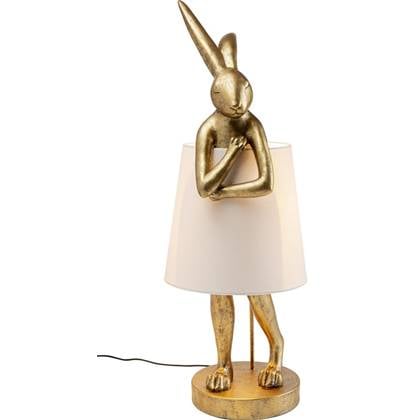 Kare Design Animal Rabbit Tafellamp 88 Cm - Goudkleurig