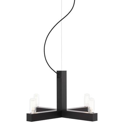 King Arthur kroonluchter Ø60 zwart