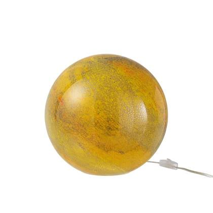 Lamp Dany Strepen Rond Glas Geel Large