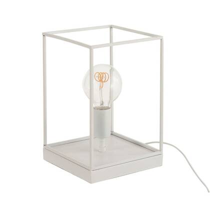 Lamp | Metaal | Wit | 20.5x20.5x (h)30 Cm