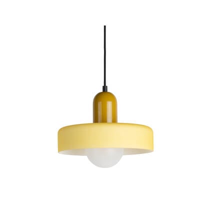 Leitmotiv - Hanglamp Opaco Grato - Ochre yellow & soft yellow