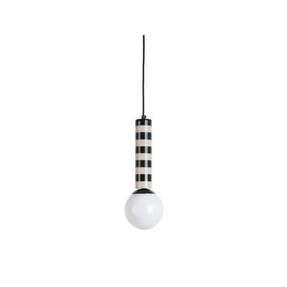 Leitmotiv - Hanglamp Rayado - Black & warm grey