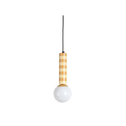 Leitmotiv - Hanglamp Rayado - Ochre yellow & soft yellow