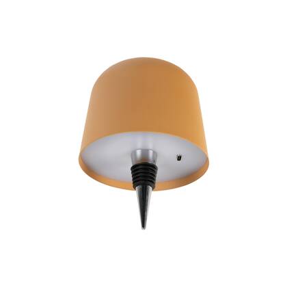 Leitmotiv Tafellamp Cone Hat Led - Okergeel - Ø10cm