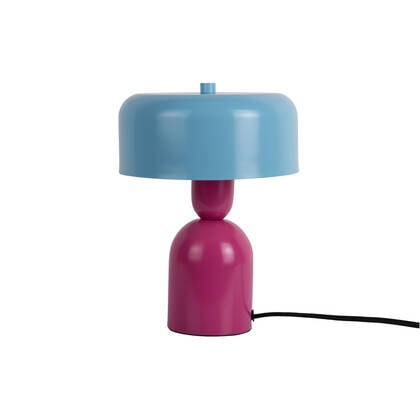 Leitmotiv - Tafellamp Double Funky - Bright pink & soft blue