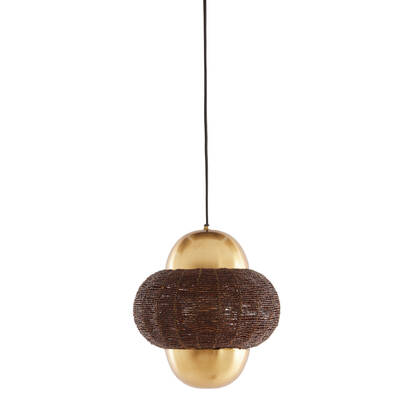 Light & Living - Hanglamp CETARA - Ø26x28cm - Bruin